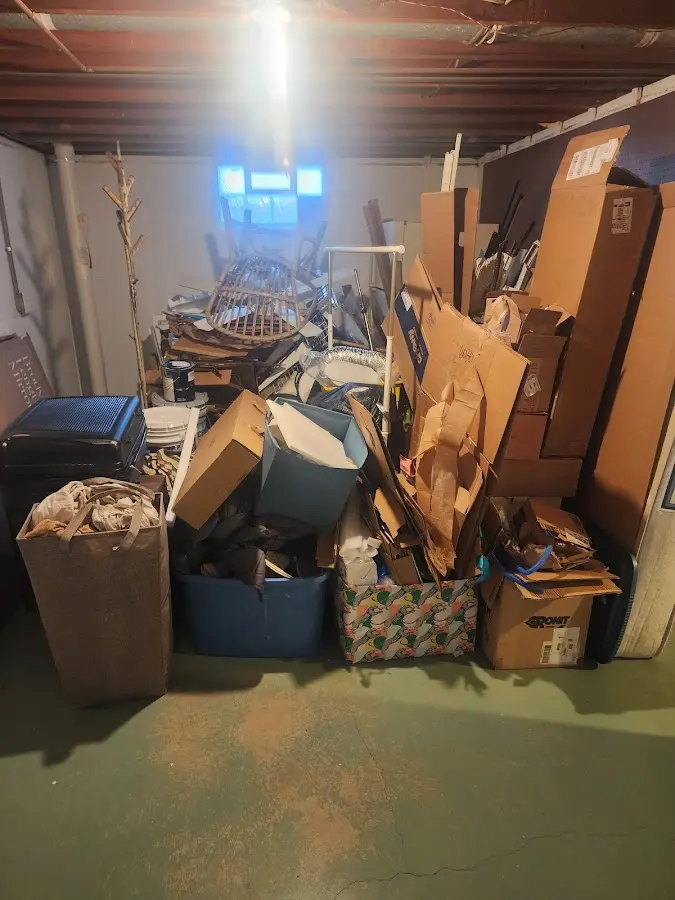 Roll-off dumpster container at job site for Concrete Dumpster Rental in Willits